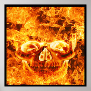 Flamande brandskal poster