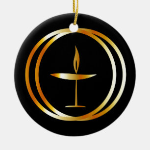 Flamande Chalice Julgransprydnad Keramik