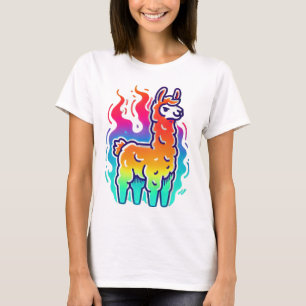Flamande Coola: Rebel Llama T Shirt