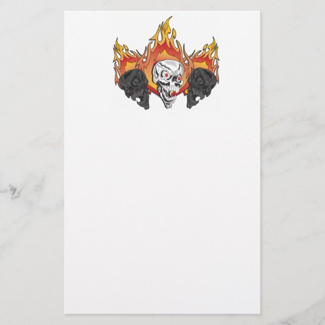 Flamande Döskallar Brevpapper (Framsida)
