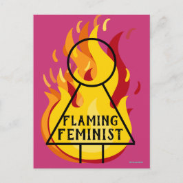 Flamande feministisk kvinnosymbol Ginsburg 9 Vykort