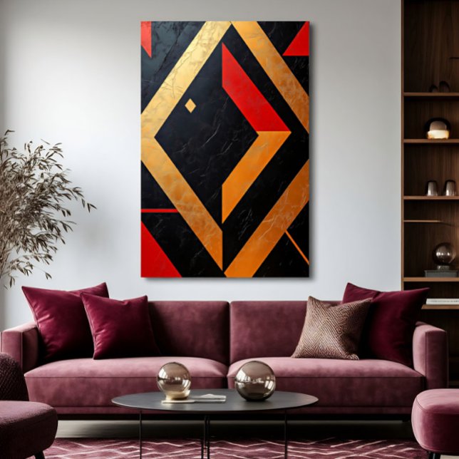 Flamande geometrier poster (Skapare uppladdad)