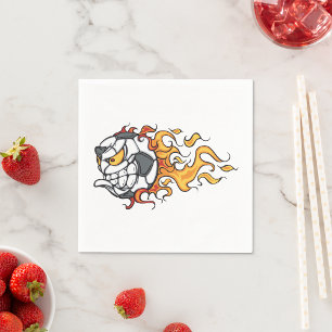 Flamande Pappra blöjor för fotboll Pappersservett