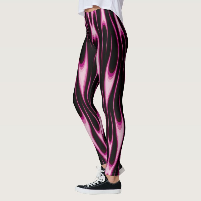 Flamande Rosa Leggings (Vänster)