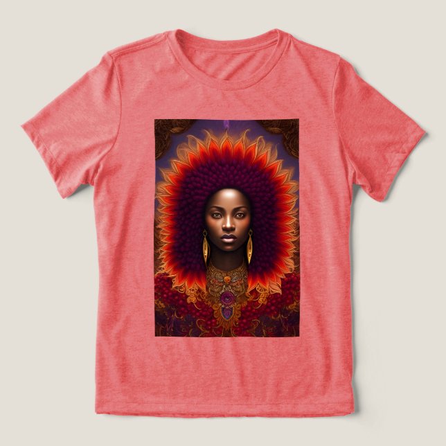 Flamande själ t shirt (Design Framsida)
