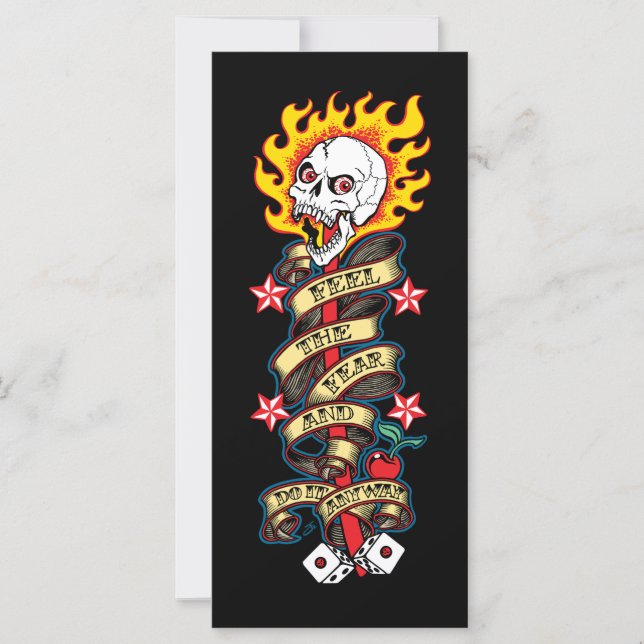 Flamande skal Känn fruktan (Framsida)