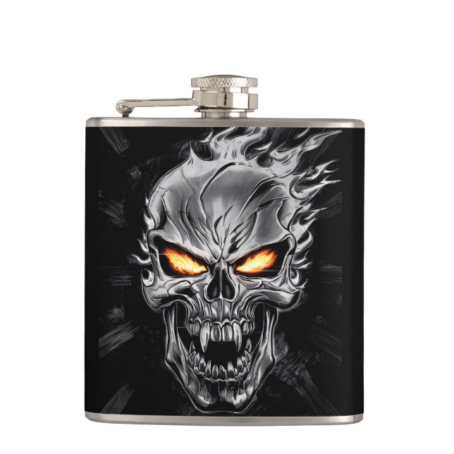 Flamande skal - Metall Engrating Art #3 Fickplunta (Framsidan)