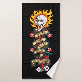 Flamande skull Känn fruktan