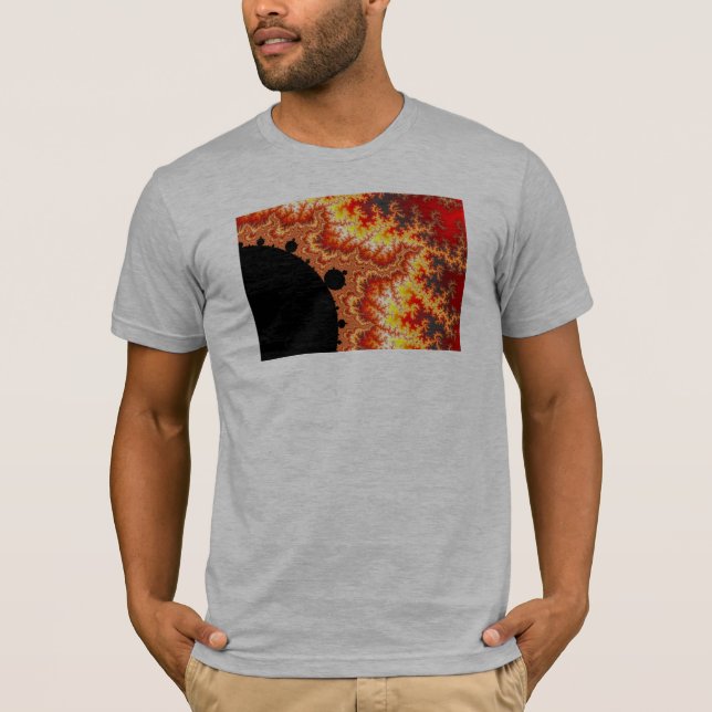Flamande Sol - Fractal T-shirt (Framsida)