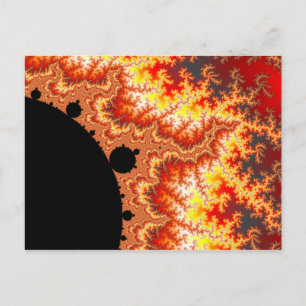 Flamande Sol - Fractal Vykort