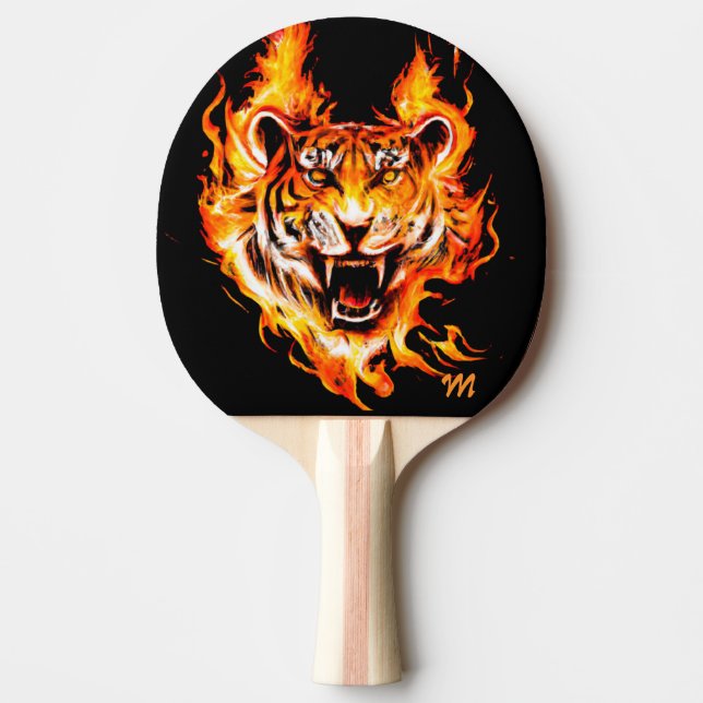 Flamande Tiger Monogram Pickleball Paddle Pingisracket (Framsidan)