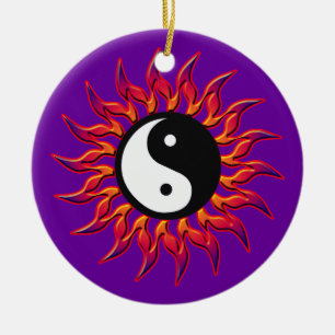 Flamande Yin Yang Sol Ornament