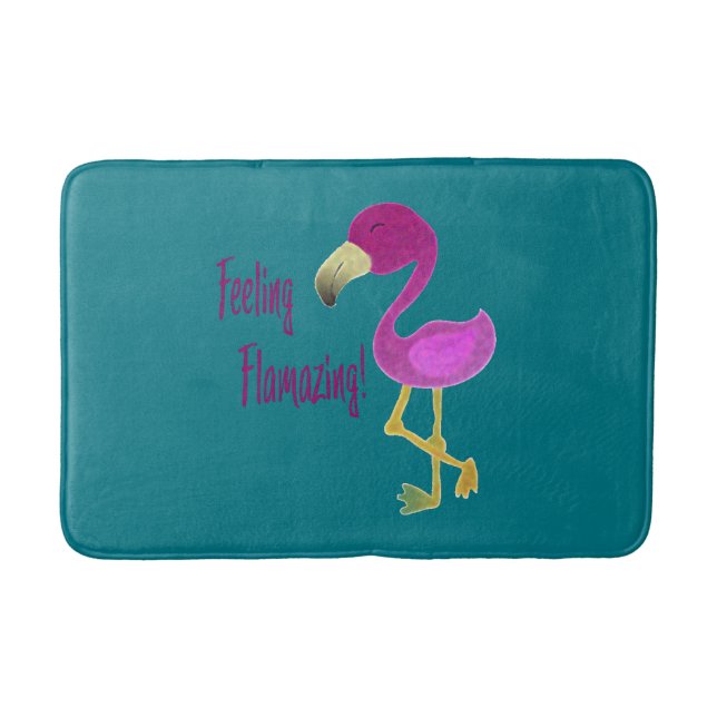 Flamazing Flamingo Badrumsmatta (Framsidan)