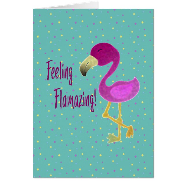 Flamazing Flamingo OBS Kort (Framsidan)