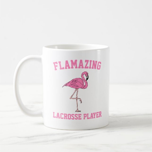 Flamazing Lacrosse Player Mugg (Vänster)
