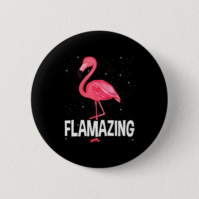 Flamazing Nk Flamingo Novelty Flamingo Lover Funny Knapp (Framsida)