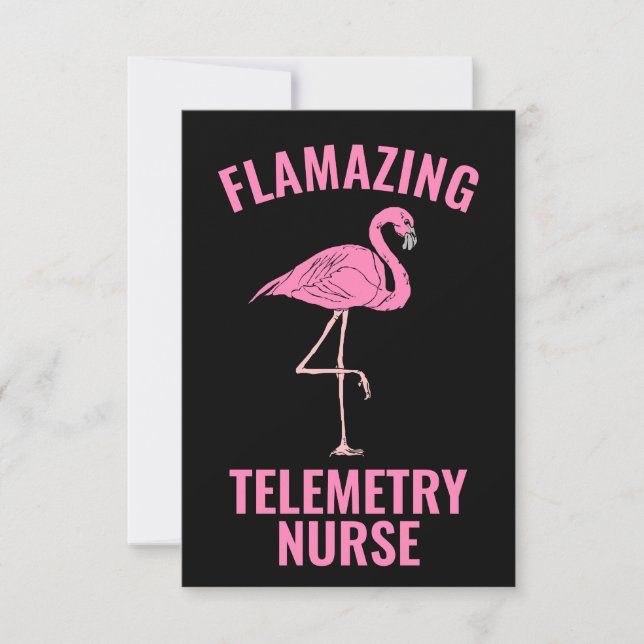 Flamazing Telemetry Sjuksköterska Kort (Framsida)