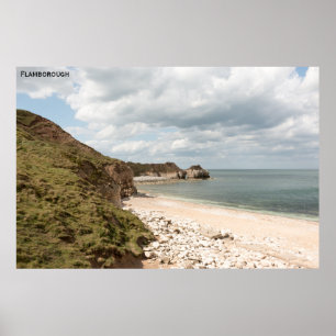 Flamborough Kusten Poster