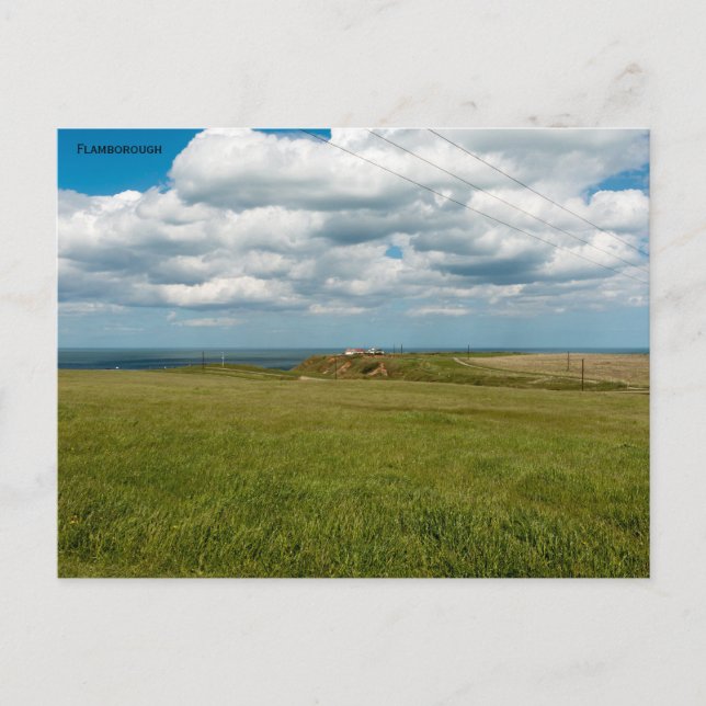 Flamborough Kusten Vykort (Framsida)