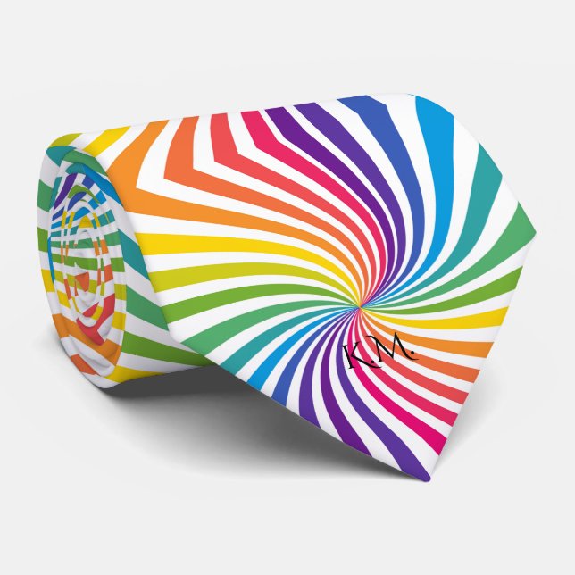 Flamboyant Färg Dynamic Playful Rainbow Slips (Rullad)