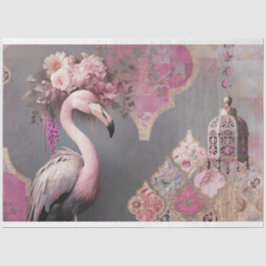 Flamboyant Flamingo Blommig och Arabesk Lykta