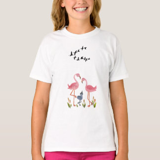 Flamboyant Flamingo Fantasy: Bird-Inspired T Shirt