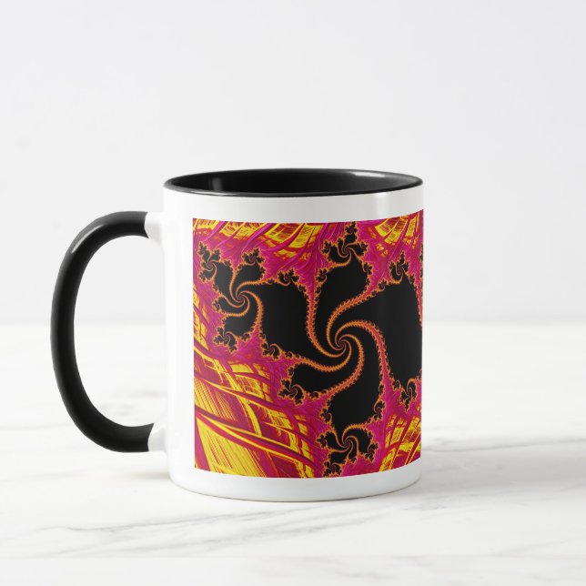 Flamboyant fractal mugg (Vänster)