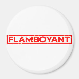 Flamboyant Frimärke Magnet