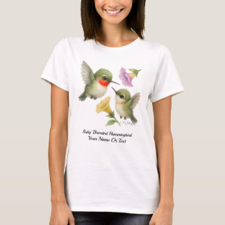 Flamboyant Ruby Throated Hummingbird T Shirt