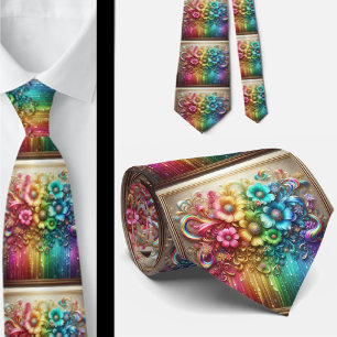 Flamboyant slips   Regnbågsblommor falskt glitter