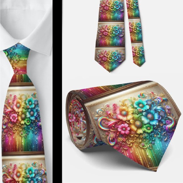 Flamboyant slips | Regnbågsblommor falskt glitter (Skapare uppladdad)