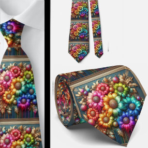 Flamboyant slips Regnbågsblommor Falskt glitter