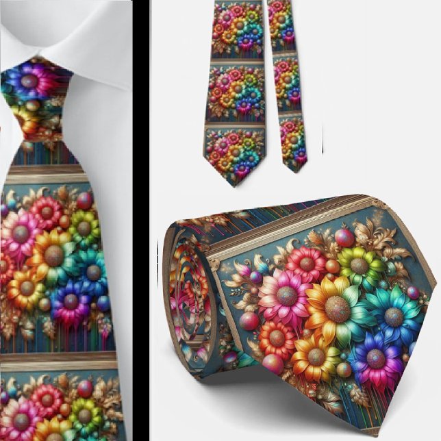 Flamboyant slips | Regnbågsblommor Falskt glitter (Skapare uppladdad)