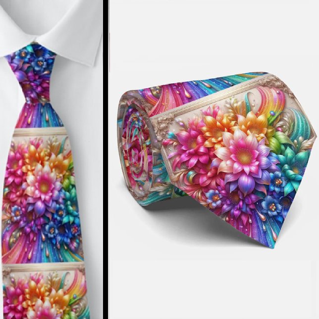 Flamboyant slips | Regnbågsblommor Falskt glitter (Skapare uppladdad)