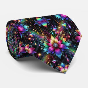 Flamboyant slips Regnbågsblommor och diamanter