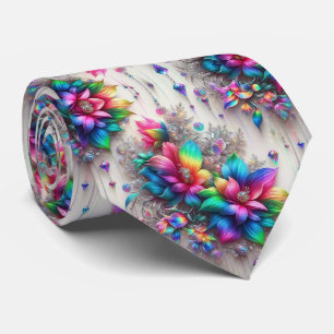 Flamboyant slips Regnbågsblommor och diamanter