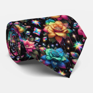 Flamboyant slips Regnbågsblommor och diamanter