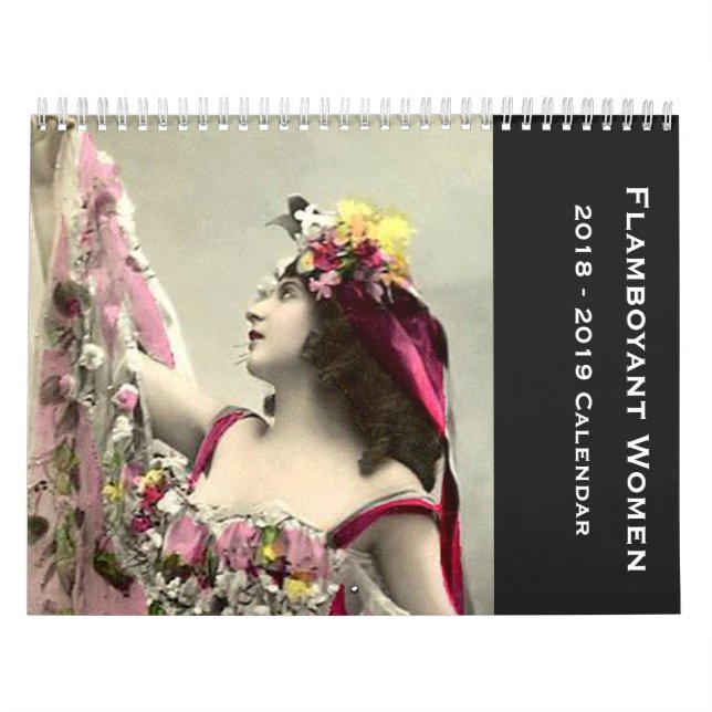 Flamboyanta kvinnor 2018 - 2019 kalender (Omslag)