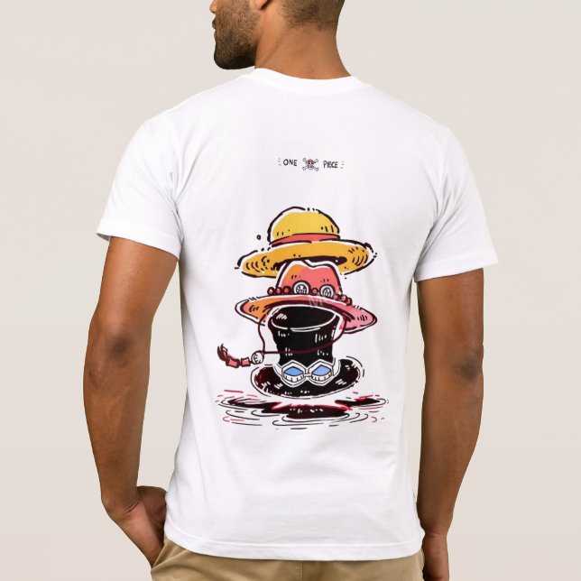 🔥 Flambrodernas T-Shirt – Anime-Inspirerad Bror (Baksida)