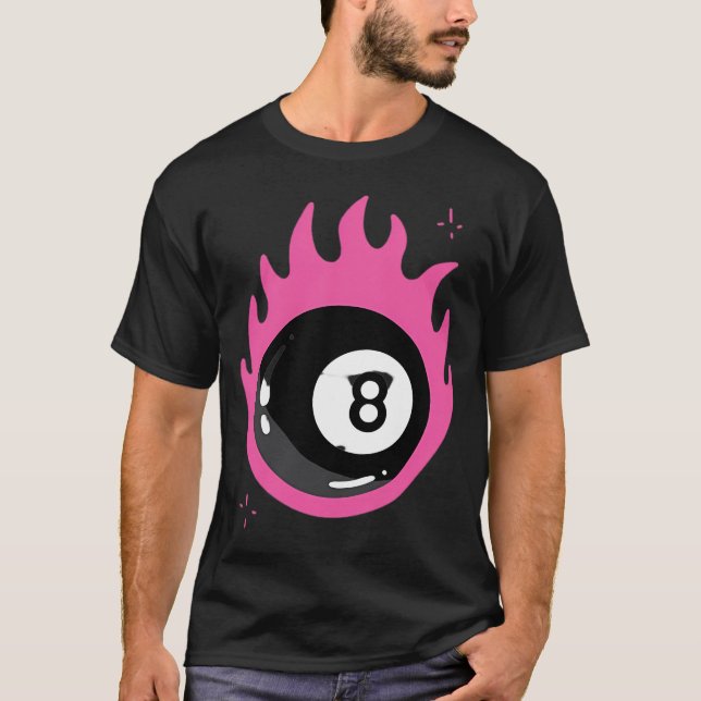 Flame 8 Boll T Shirt (Framsida)