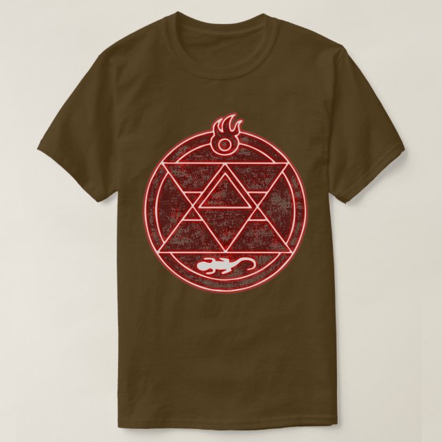 Flame Alchemist Classic TShirt T Shirt (Design framsida)