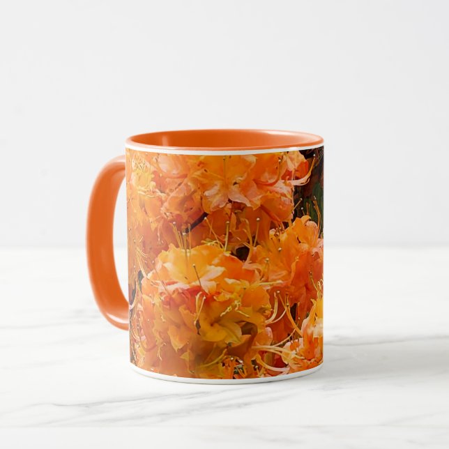 Flame Azalea Flowers Mugg (Framsida vänster)