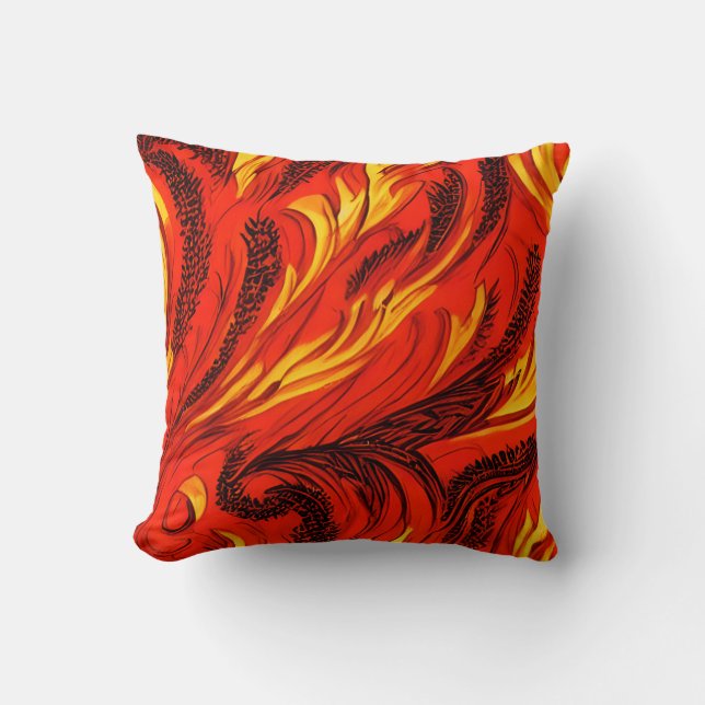 Flame Cascade Dekorativ kudde (Framsida)
