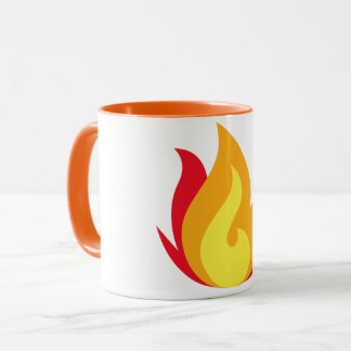 Flame Emoji Coffee Mugg