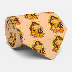 Flame Fairy Firefighter Tie Slips