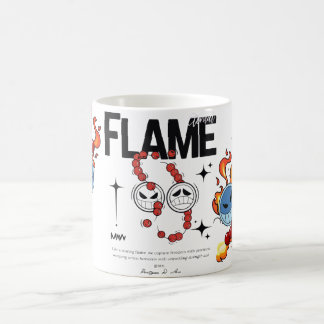 🔥Flame Fist Warrior Mug – Fire Anime Coffee Cup🔥 Kaffemugg
