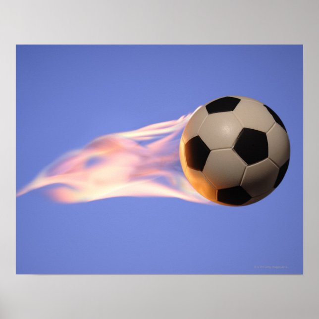 Flame Football Poster (Framsidan)