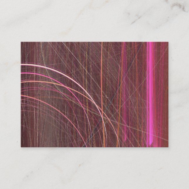 Flame Fractal 02 Visitkort (Framsida)