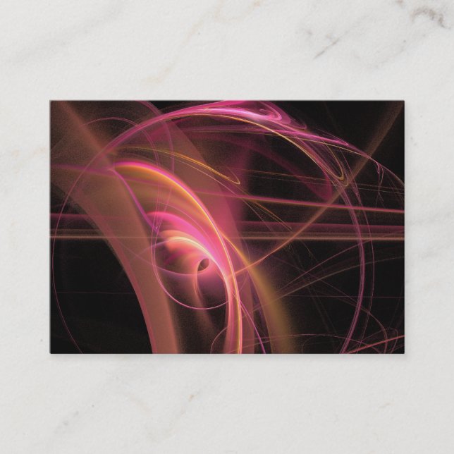 Flame Fractal 03 Visitkort (Framsida)