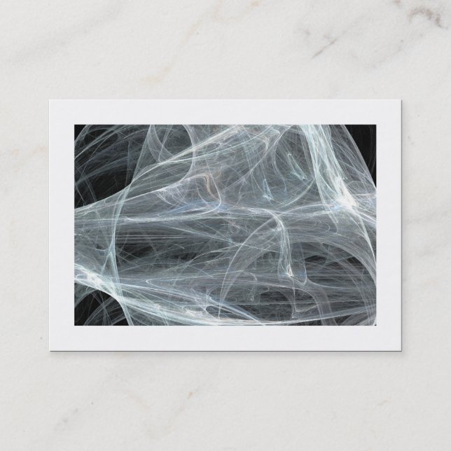 Flame Fractal 04 (kantat) Visitkort (Framsida)